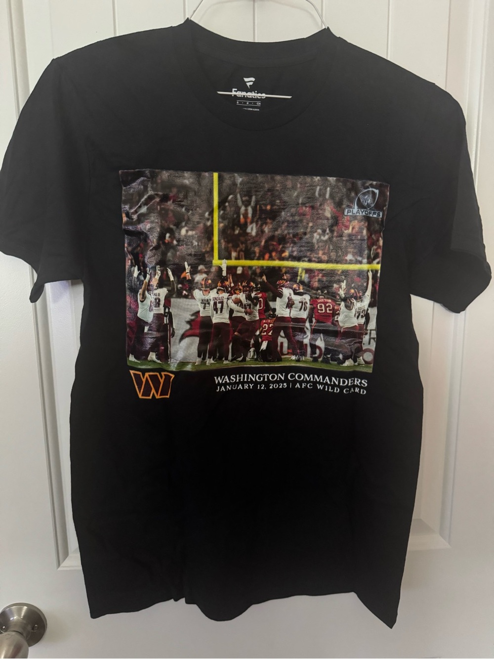 Fanatics Washington Commanders First Playoff Win Since 2015 T-shirt